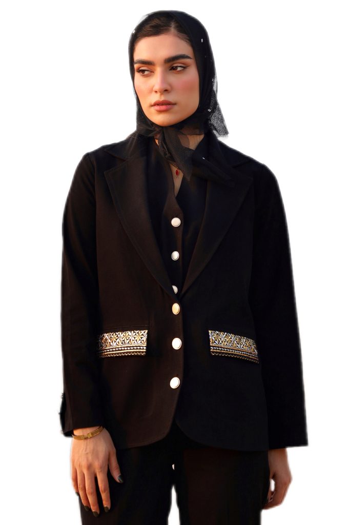 ست کت و شلوار ژیله خوسدوزی مردانه با طراحی بندری سنتی و مدرن